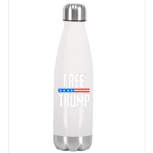 Free Trump I Stand With Trump Stainless Steel Insulated Water Bottle