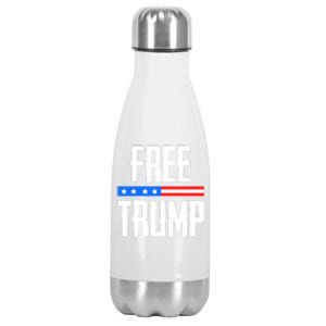 Free Trump I Stand With Trump Stainless Steel Insulated Water Bottle