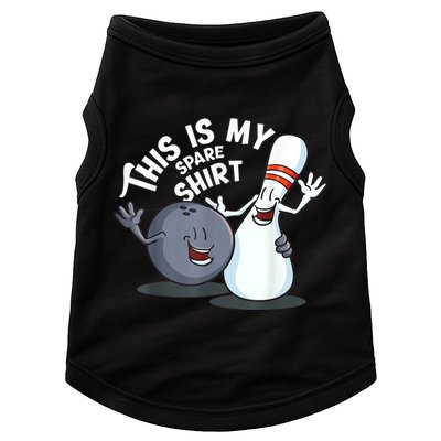 Funny This Is My Spare Bowling Game Gift For Men Women Doggie Tank