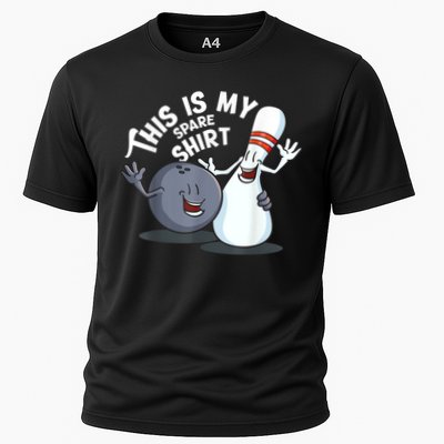 Funny This Is My Spare Bowling Game Gift For Men Women Performance Shirt