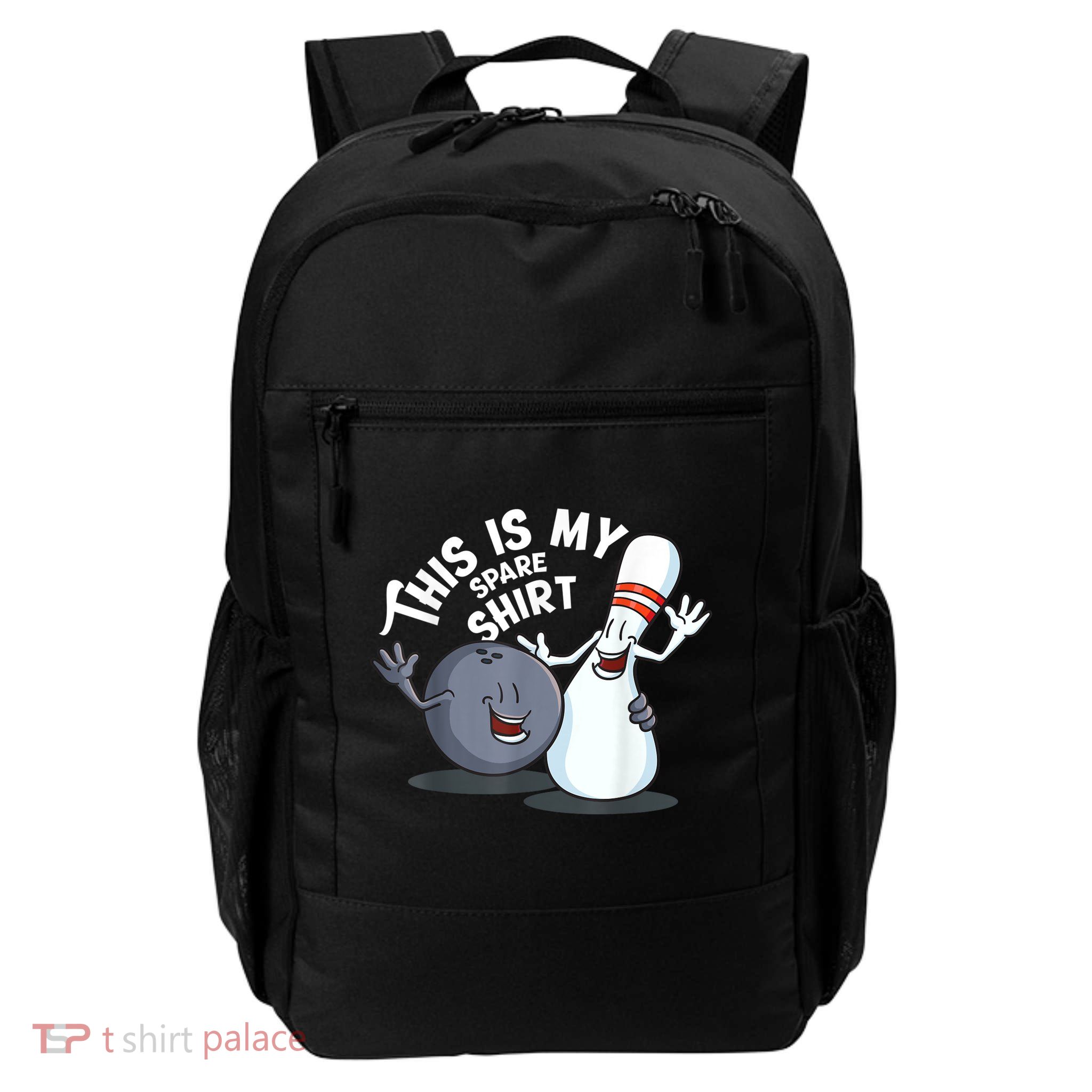 Funny This Is My Spare Bowling Game Gift For Men Women Backpack