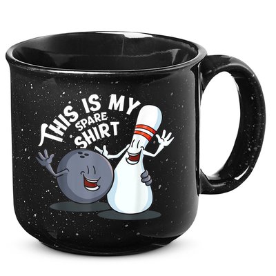 Funny This Is My Spare Bowling Game Gift For Men Women 15oz Campfire Ceramic Mug