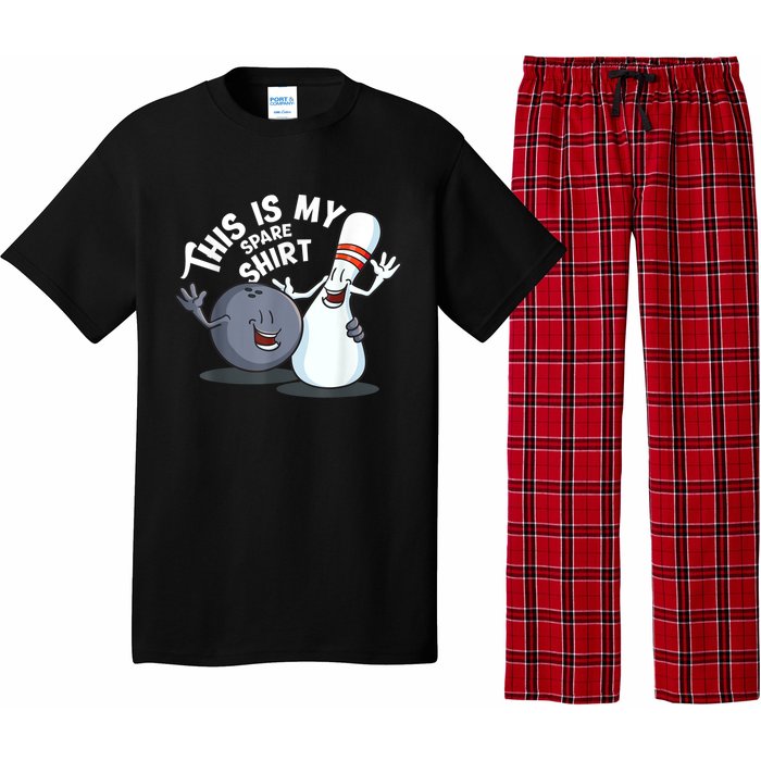 Funny This Is My Spare Bowling Game Gift For Men Women Pajama Set