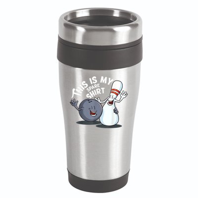 Funny This Is My Spare Bowling Game Gift For Men Women 16oz Travel Tumbler