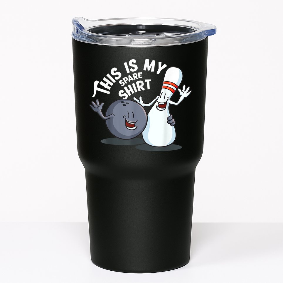 Funny This Is My Spare Bowling Game Gift For Men Women Tumbler