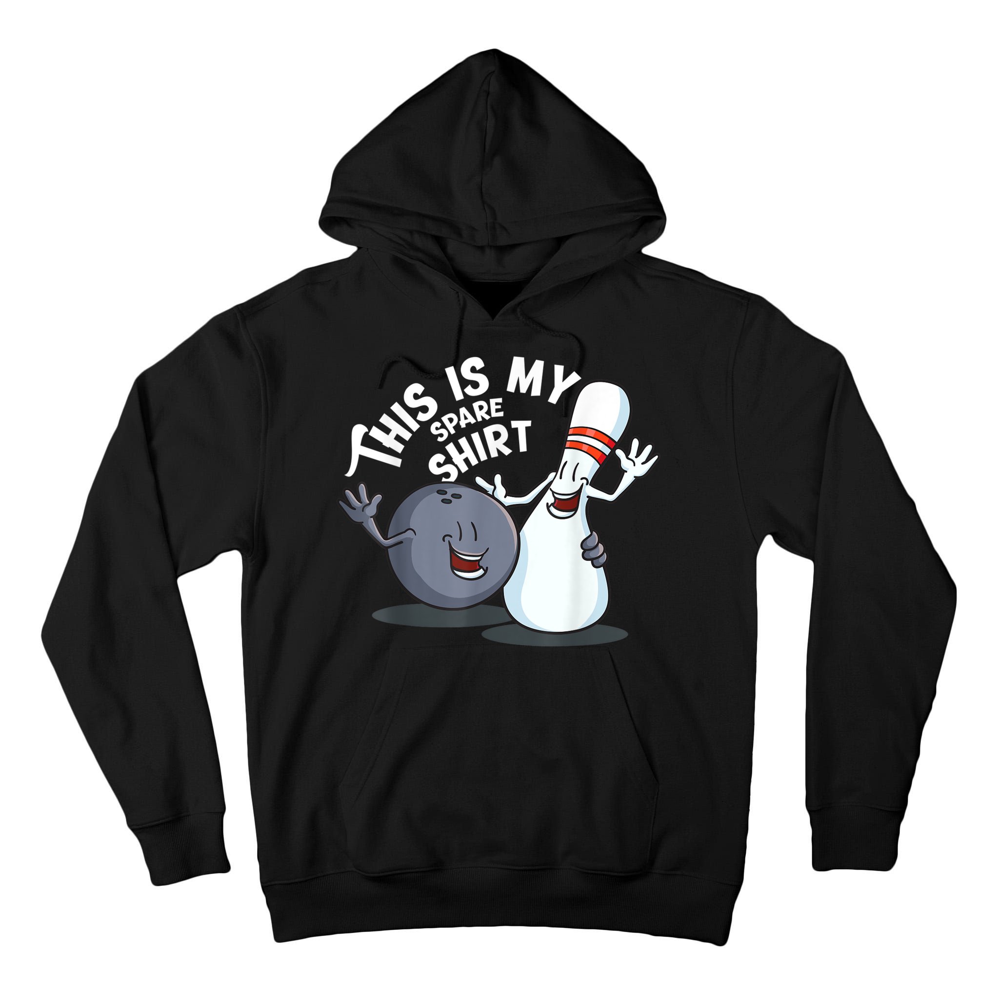 Funny This Is My Spare Bowling Game Gift For Men Women Tall Hoodie