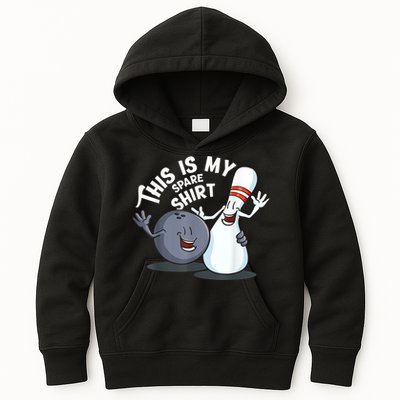 Funny This Is My Spare Bowling Game Gift For Men Women Kids Hoodie