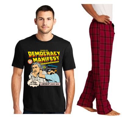 Funny This Is Democracy Manifest Pajama Set