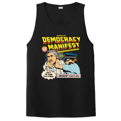 Funny This Is Democracy Manifest PosiCharge Competitor Tank