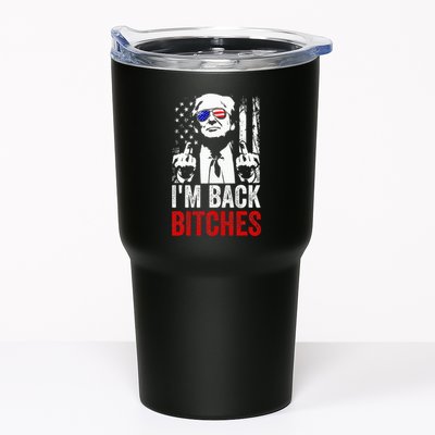 Funny Trump IM Back Bitches Take Ameircan Great Again Tumbler