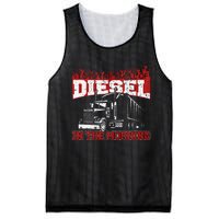 Funny Trucker I Love The Smell Of Diesel Truck Driving Mesh Reversible Basketball Jersey Tank