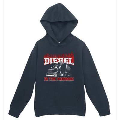 Funny Trucker I Love The Smell Of Diesel Truck Driving Urban Pullover Hoodie