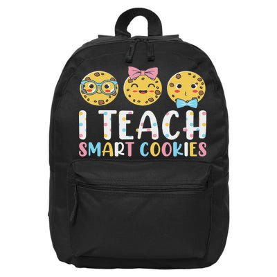 Funny Teacher I Teach Smart Cookies 16 in Basic Backpack