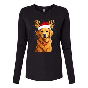 Funny This Is My Christmas Pajama Golden Retriever Dog Cool Gift Womens Cotton Relaxed Long Sleeve T-Shirt