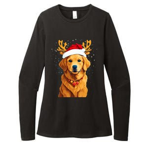 Funny This Is My Christmas Pajama Golden Retriever Dog Cool Gift Womens CVC Long Sleeve Shirt