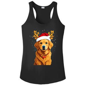 Funny This Is My Christmas Pajama Golden Retriever Dog Cool Gift Ladies PosiCharge Competitor Racerback Tank