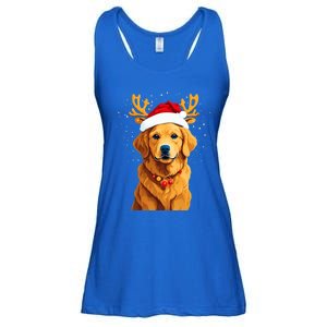 Funny This Is My Christmas Pajama Golden Retriever Dog Cool Gift Ladies Essential Flowy Tank