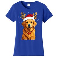 Funny This Is My Christmas Pajama Golden Retriever Dog Cool Gift Women's T-Shirt