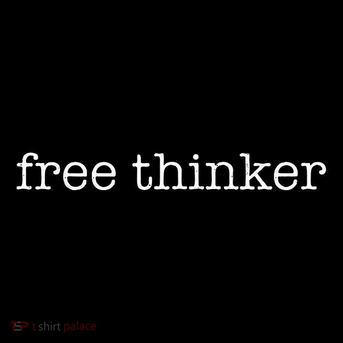 Free Thinker Intellectual Individual Activist Skeptic Button