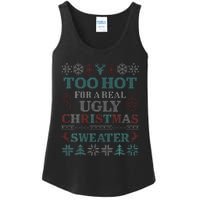 Funny This is My It's Too Hot for Ugly Christmas   Ladies Essential Tank