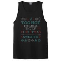 Funny This is My It's Too Hot for Ugly Christmas   PosiCharge Competitor Tank