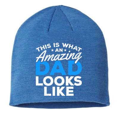 Funny This Is What An Amazing Dad Father's Day Amazing Dad Gift Sustainable Beanie