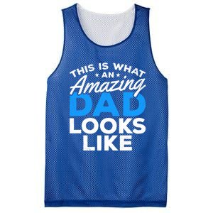 Funny This Is What An Amazing Dad Father's Day Amazing Dad Gift Mesh Reversible Basketball Jersey Tank