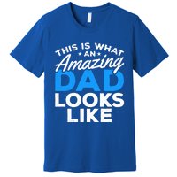 Funny This Is What An Amazing Dad Father's Day Amazing Dad Gift Premium T-Shirt