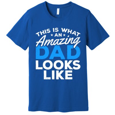 Funny This Is What An Amazing Dad Father's Day Amazing Dad Gift Premium T-Shirt