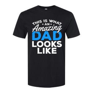 Funny This Is What An Amazing Dad Father's Day Amazing Dad Gift Softstyle CVC T-Shirt