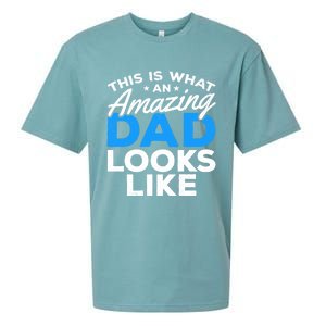 Funny This Is What An Amazing Dad Father's Day Amazing Dad Gift Sueded Cloud Jersey T-Shirt