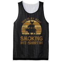 Funny This Is My Meat Smoking Bbq Barbeque Dad Mesh Reversible Basketball Jersey Tank