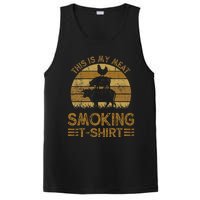 Funny This Is My Meat Smoking Bbq Barbeque Dad PosiCharge Competitor Tank