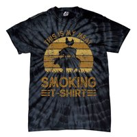 Funny This Is My Meat Smoking Bbq Barbeque Dad Tie-Dye T-Shirt