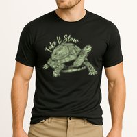Funny Take It Slow Turtle Tortoise Performance Shirt