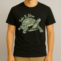 Funny Take It Slow Turtle Tortoise T-Shirt