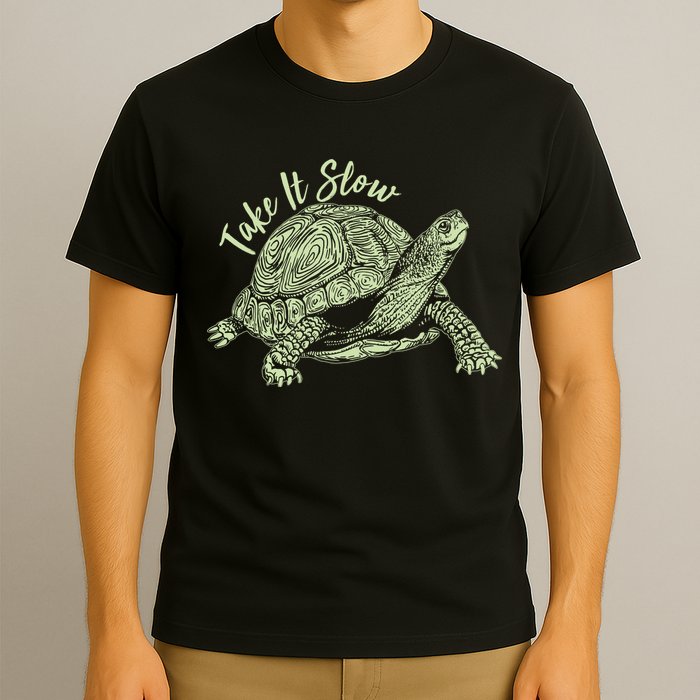 Funny Take It Slow Turtle Tortoise T-Shirt