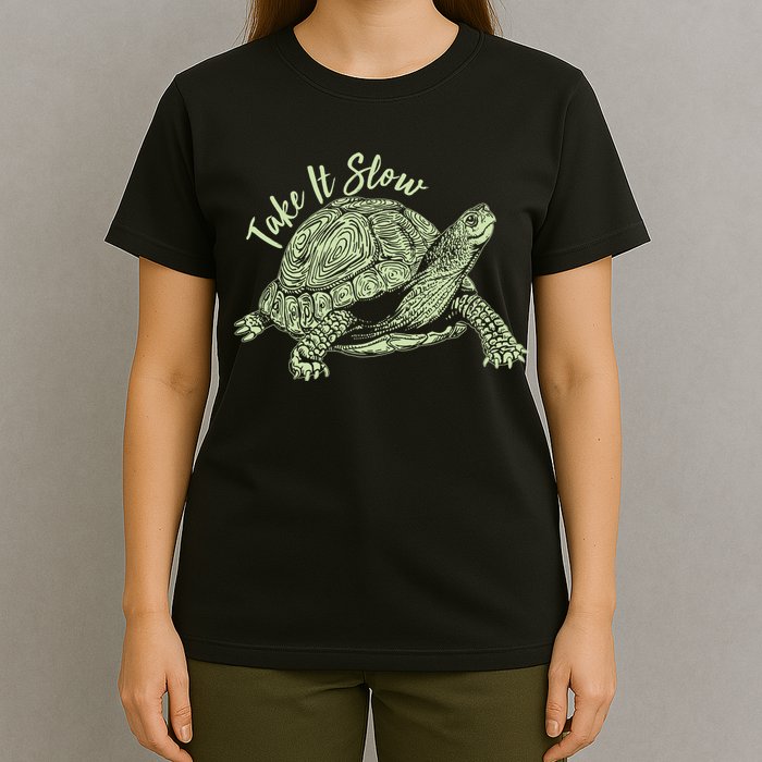 Funny Take It Slow Turtle Tortoise T-Shirt