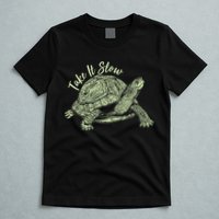 Funny Take It Slow Turtle Tortoise T-Shirt