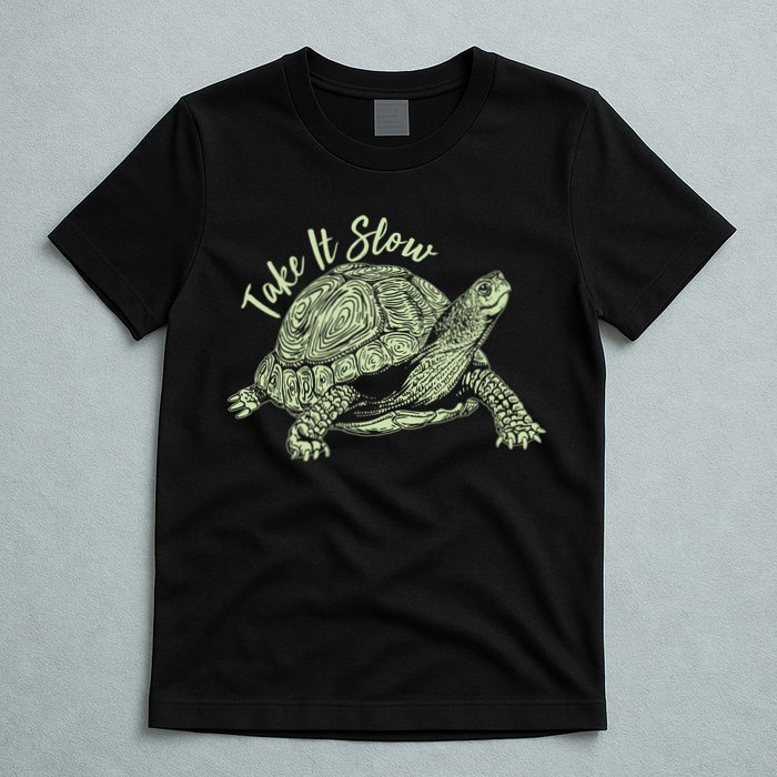 Funny Take It Slow Turtle Tortoise T-Shirt