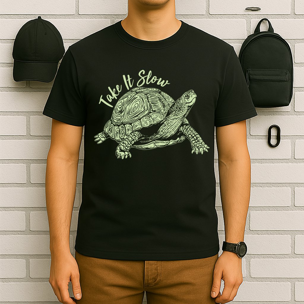 Funny Take It Slow Turtle Tortoise T-Shirt