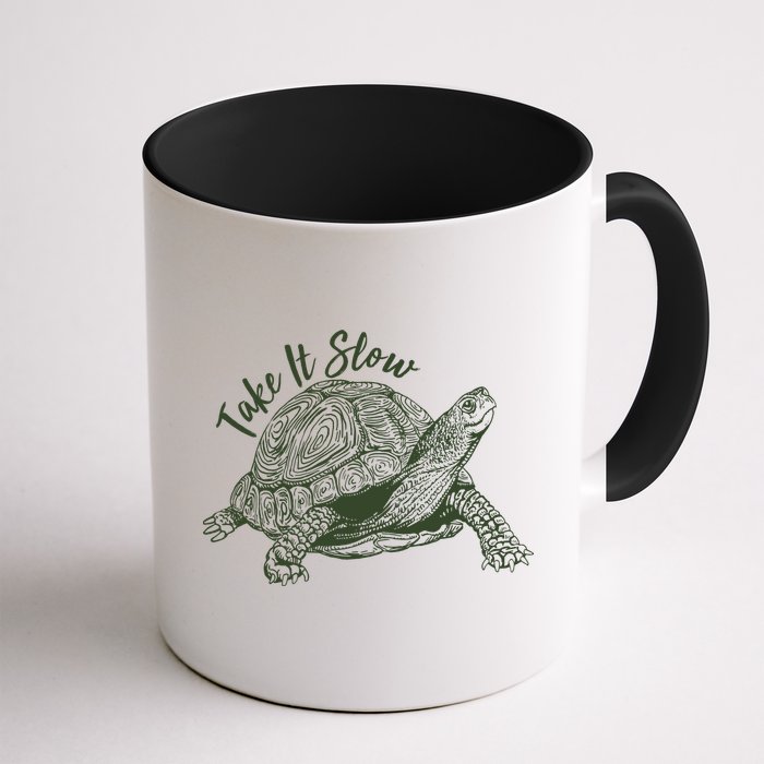 Funny Take It Slow Turtle Tortoise Mug
