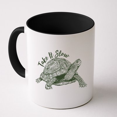 Funny Take It Slow Turtle Tortoise Mug
