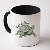 Funny Take It Slow Turtle Tortoise Mug