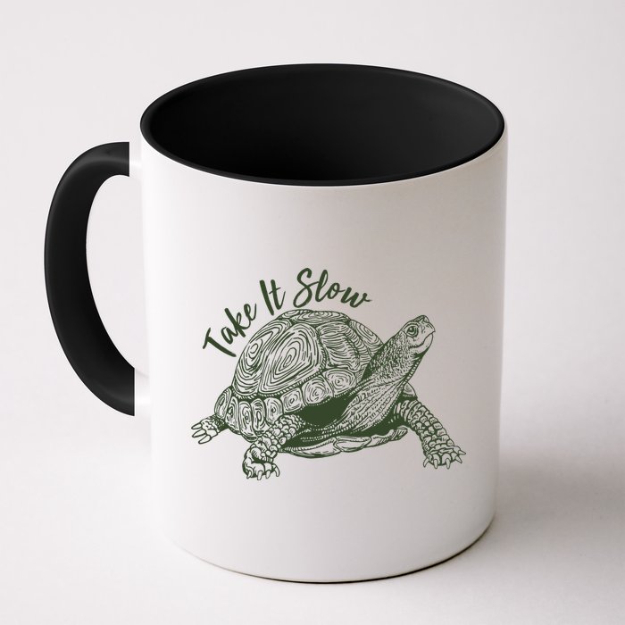 Funny Take It Slow Turtle Tortoise Mug