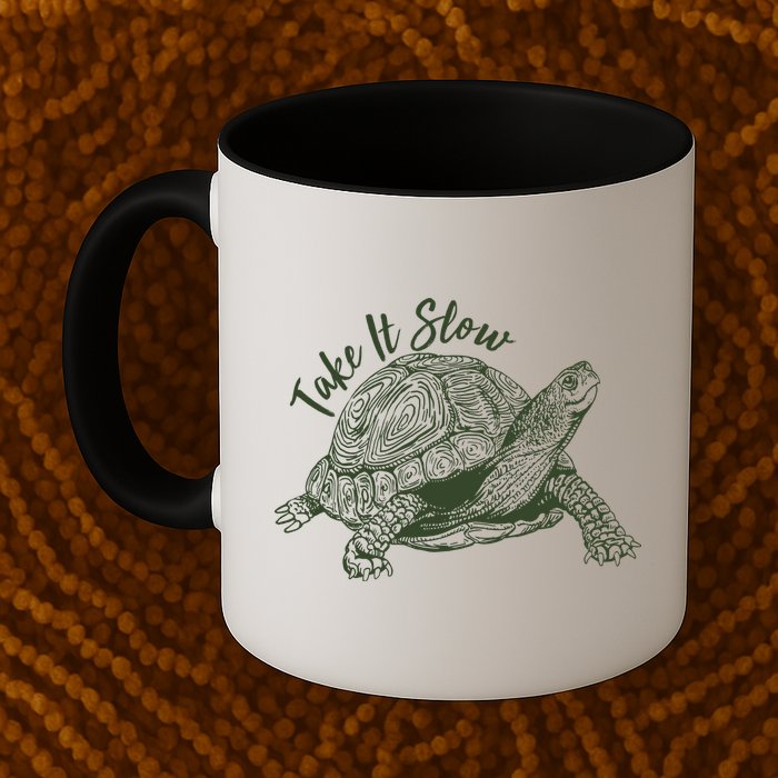 Funny Take It Slow Turtle Tortoise Mug