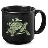 Funny Take It Slow Turtle Tortoise 15oz Campfire Ceramic Mug
