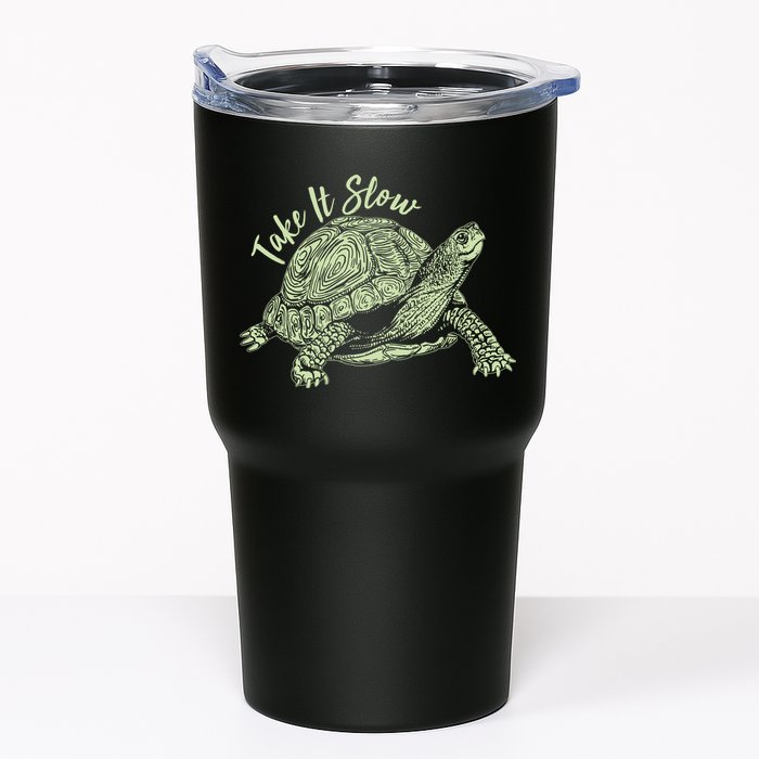 Funny Take It Slow Turtle Tortoise Tumbler