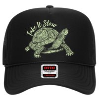 Funny Take It Slow Turtle Tortoise Trucker Hat