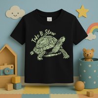 Funny Take It Slow Turtle Tortoise Toddler T-Shirt